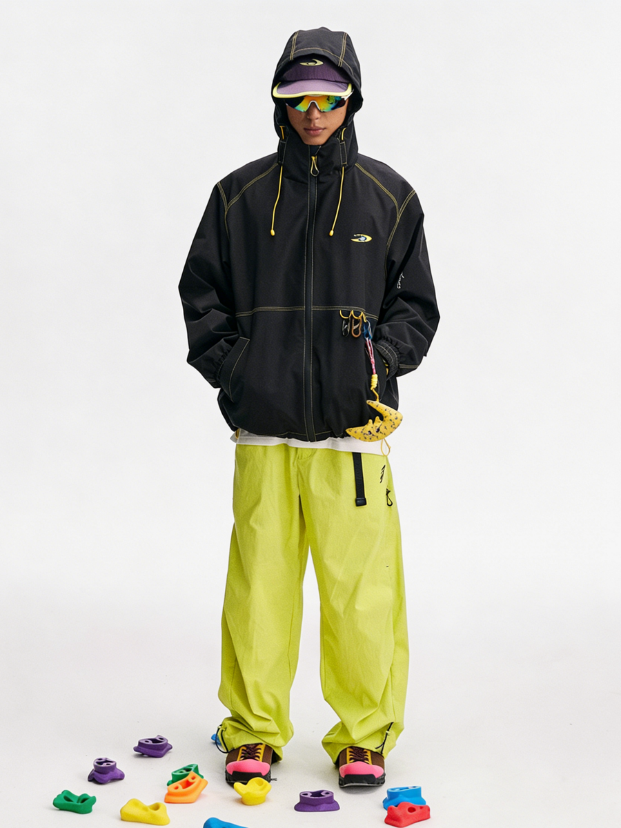 EchoDeck - Teflon Triple-Defense Colorblock Drawstring Jacket