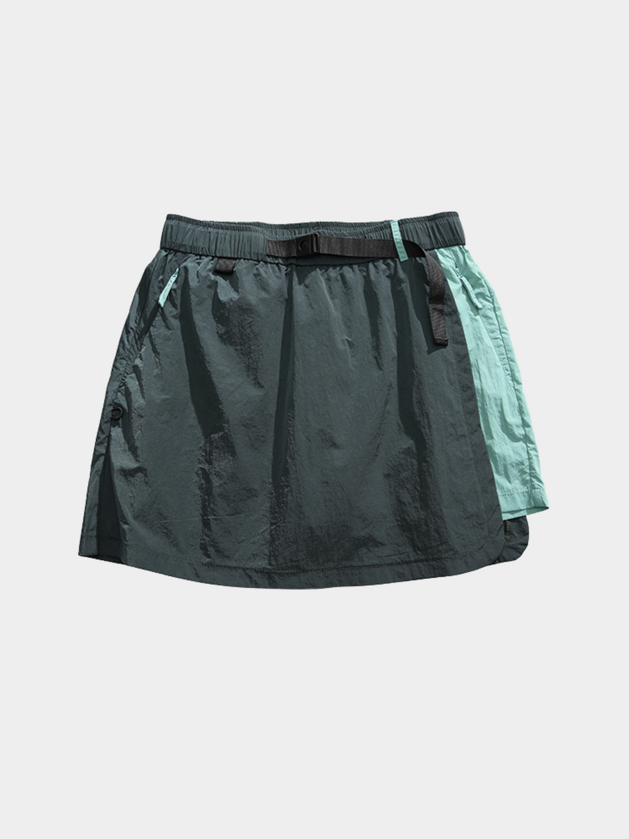 Cougarbluff - Women's Colorblock Quick-Dry Utility A-Line Skirt