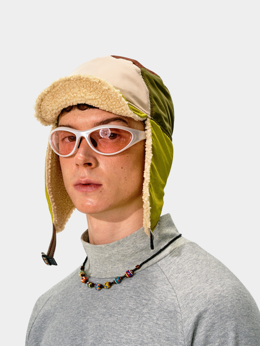Moonlark - Colorblock Extra Warmth Sherpa-Lined Earflap Hat