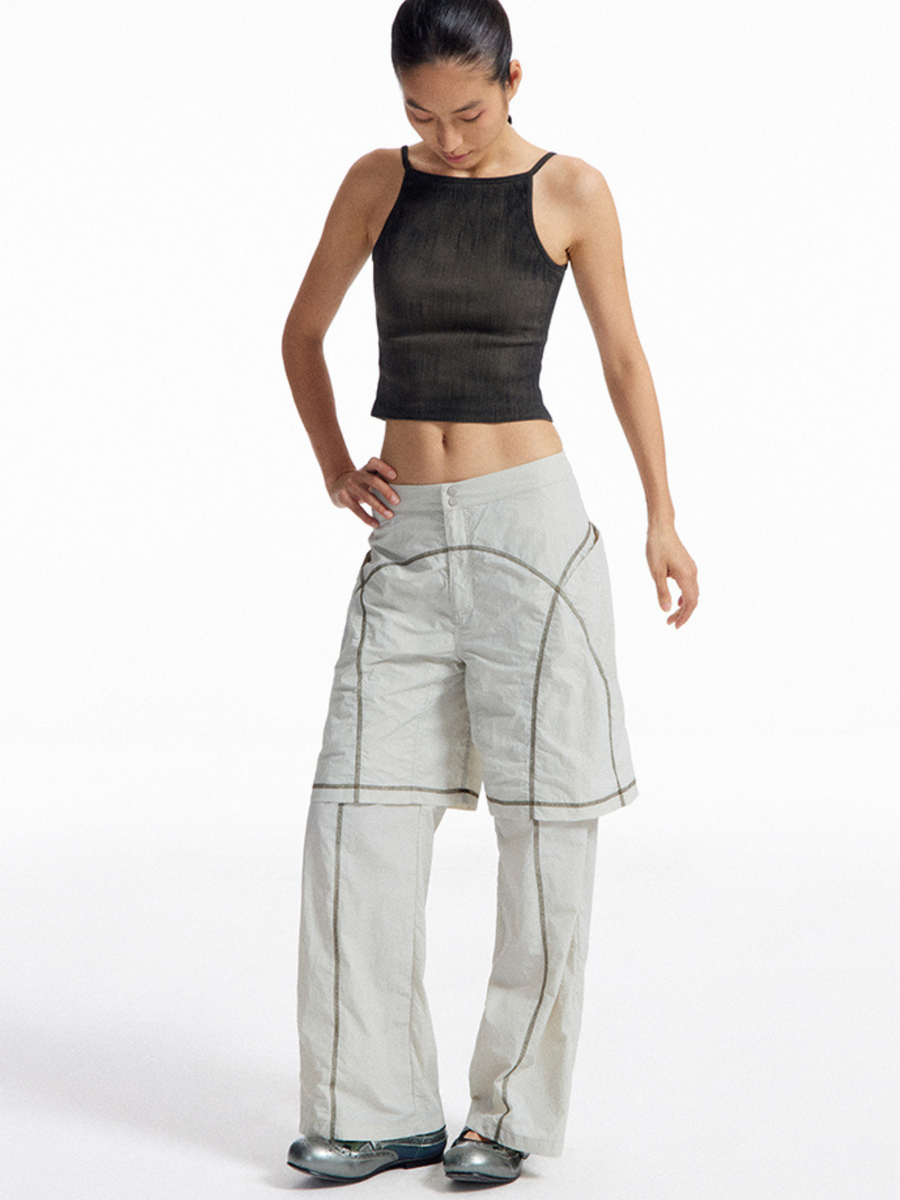 ThornField - Women‘s Double-Layered Tennis Straight-Leg Pants