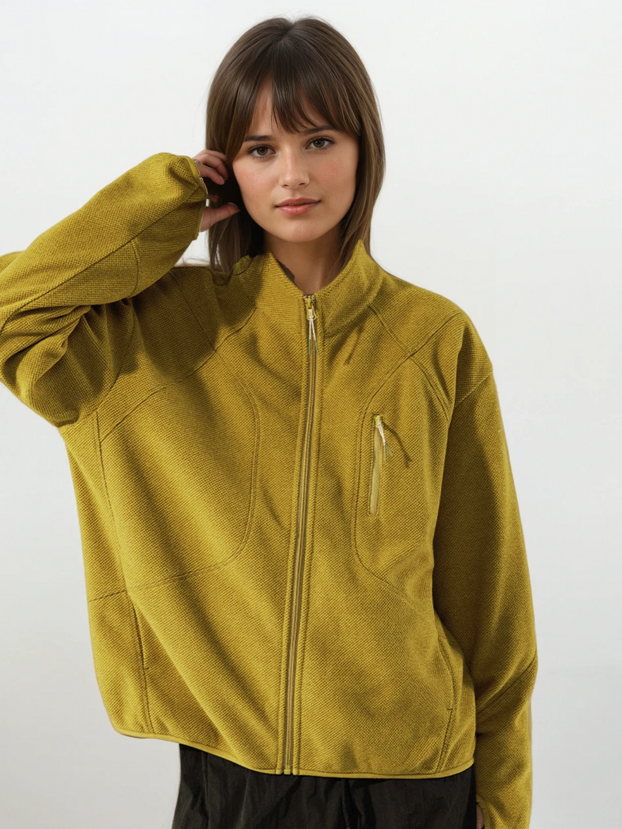 Drake - Unisex Honeycomb Thermal Zip-Up Sweatshirt