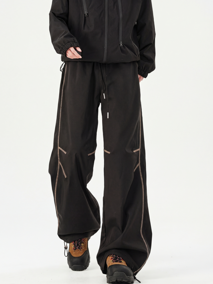 FireCoat - Unisex Contrast-Stitch Water-Repellent Fleece-Lined Pants