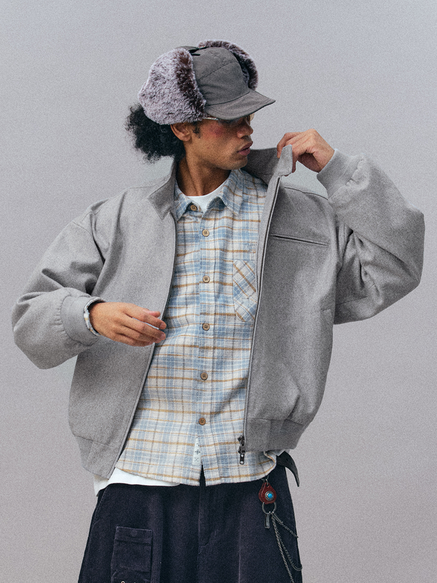 Moonreach - Men's Windproof Stand-Collar Harrington Jacket