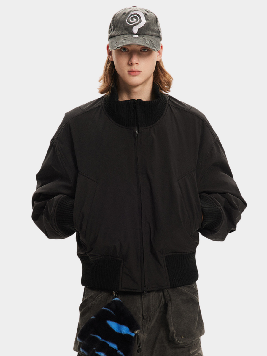 BluffMark - Men's High-Neck Oversized Padded Jacket