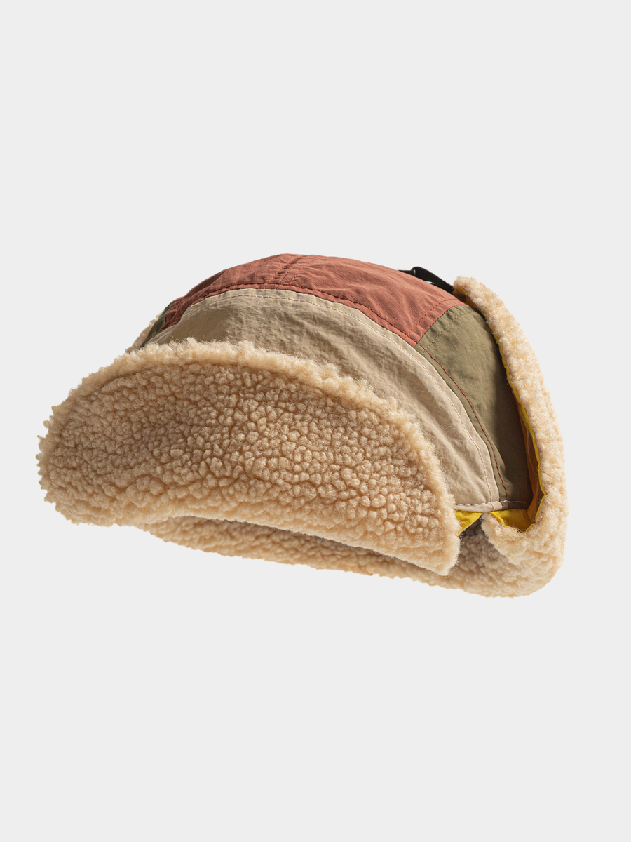 FloatBag - Color-Block Fleece Earflap Cap