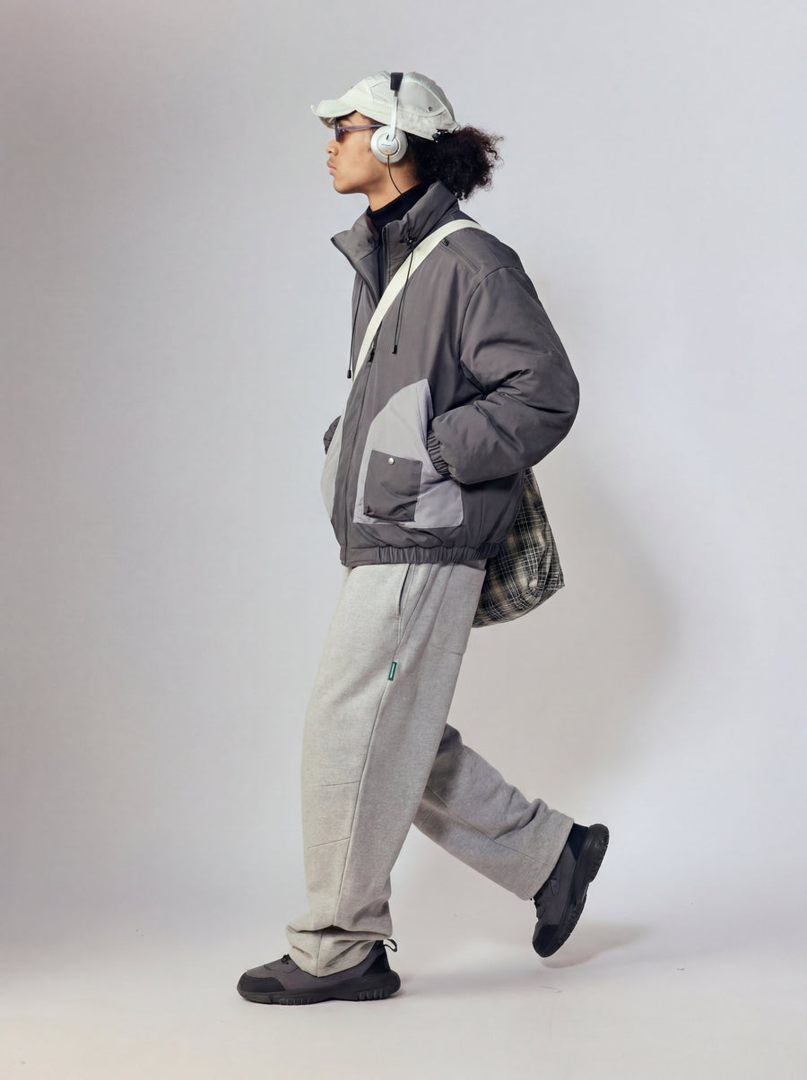 Explorer - Patchwork Pocket Stand Collar Insulated Jacket