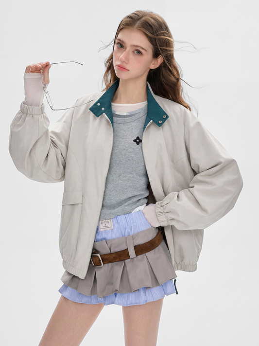 Fireecho - Windproof Stand-Collar Harrington Jacket