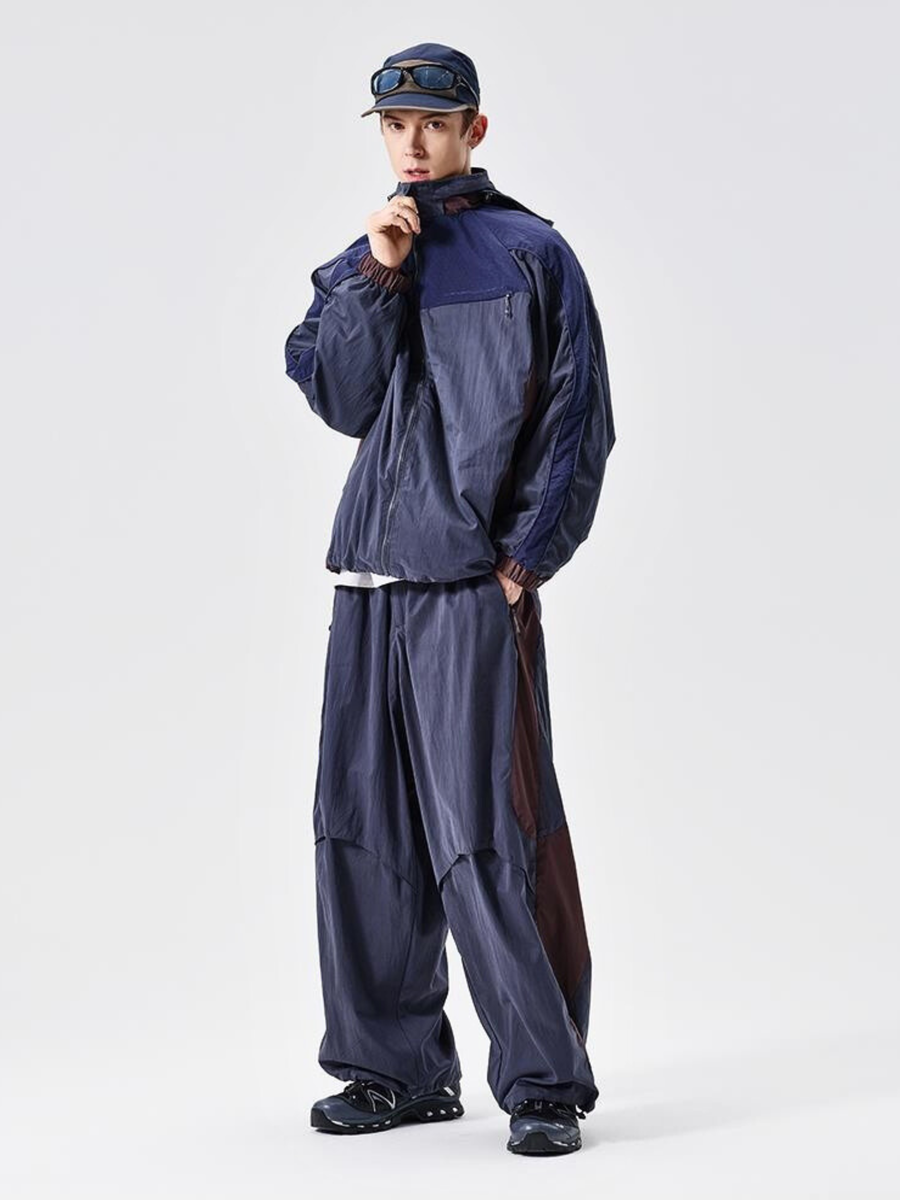 Trailmark - Colorblock Hooded Windbreaker Jacket