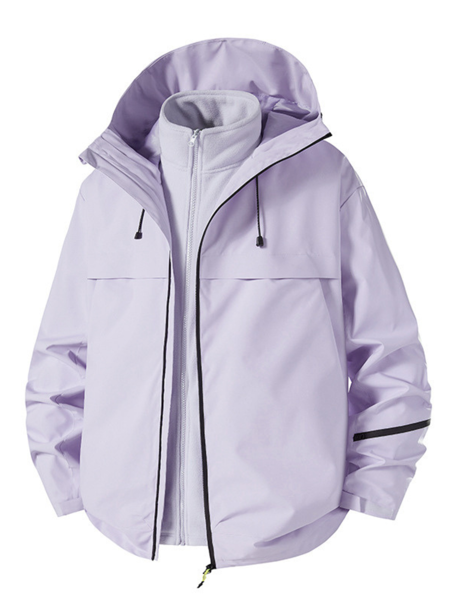 Cascade - Unisex Dopamine 3-in-1 Water-Repellent Hard Shell Jacket