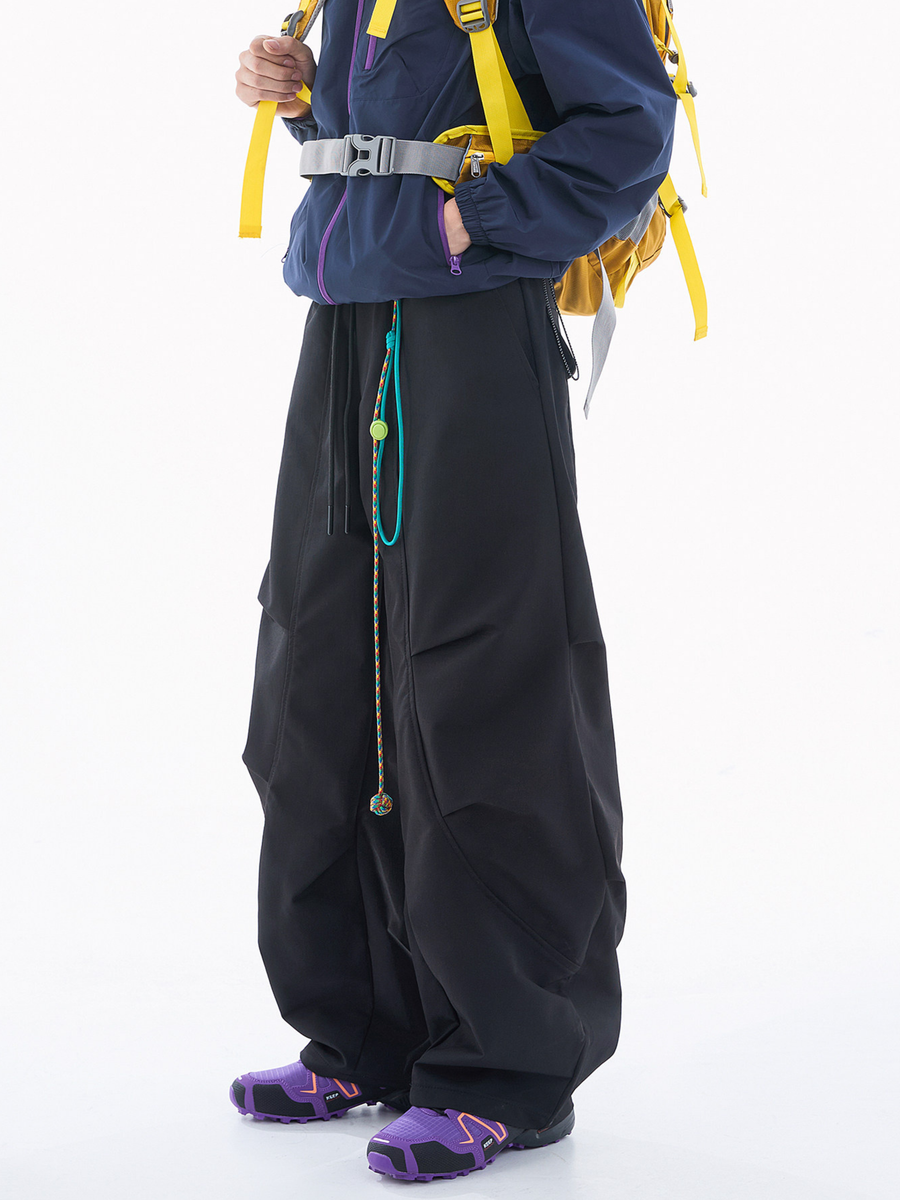 FoxPeak - Unisex Lightweight Utility Pleated Paratrooper Pants