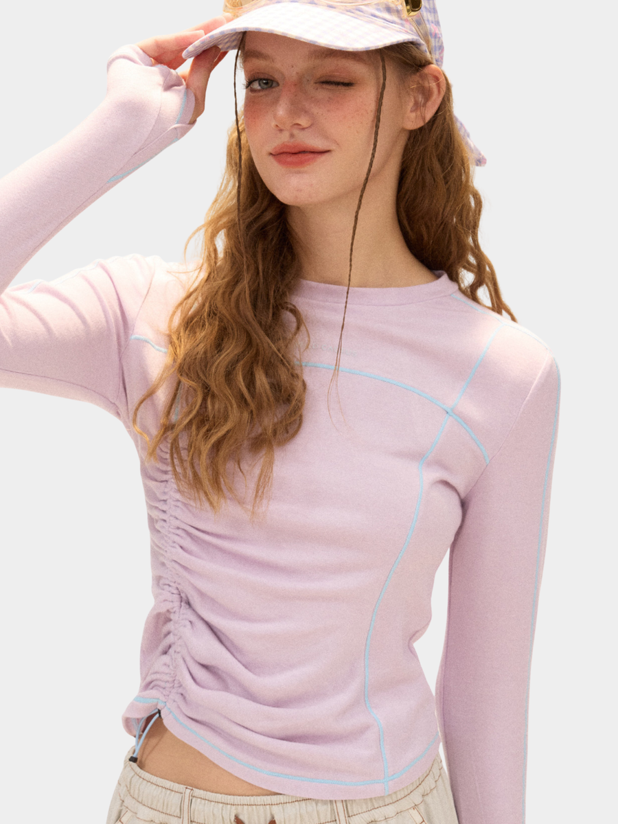 Canyontooth - Women's Wool-Blend Ruched Moisture-Absorbing Long Sleeve