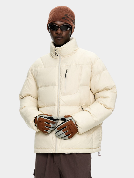 Embergrip - Men's Thermal Matte Stand-Collar Insulated Jacket