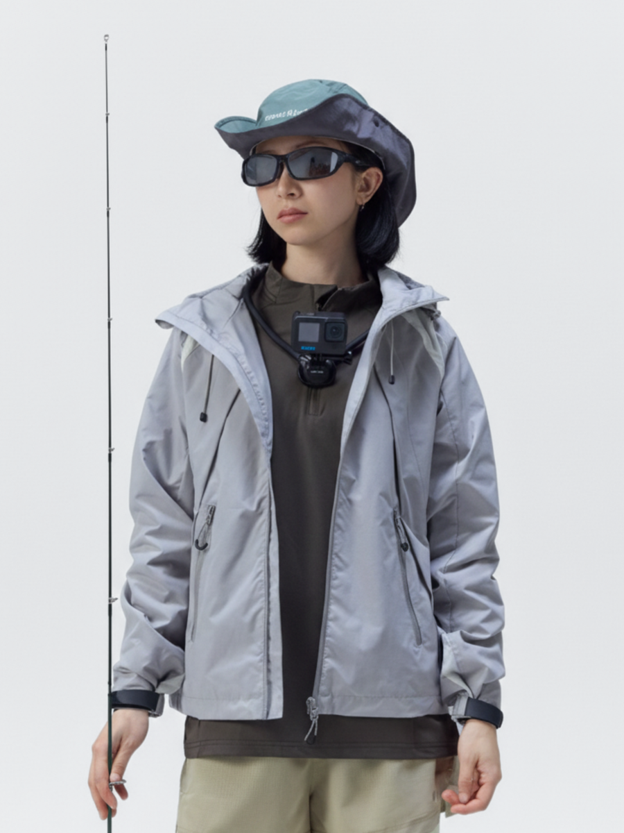 Thornclaw - Unisex Water-Repellent Hooded Hard Shell Jacket