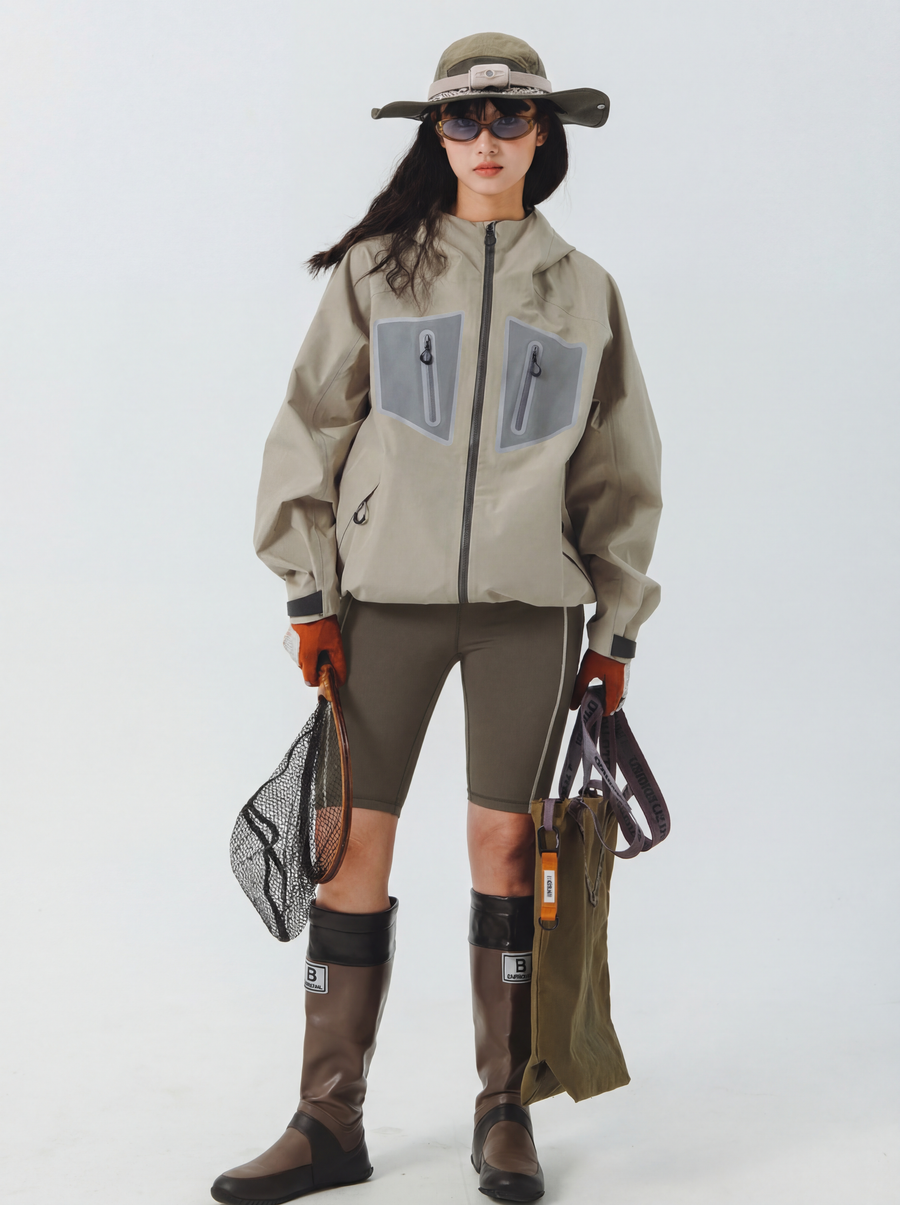 CougarCase - Unisex Waterproof Breathable Hard Shell Jacket