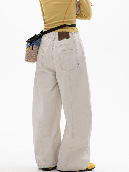 Valleyhike - Women's Relaxed Straight-Leg Cotton Pants
