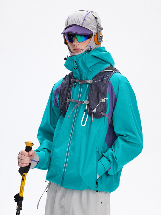 Ashcrack - Unisex Teflon 3-Proof Water-Repellent Hard Shell Jacket