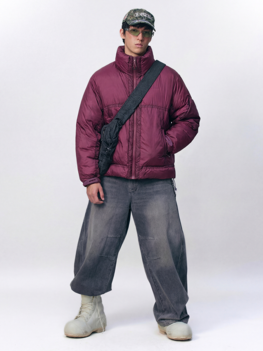 CougarTote - Unisex Functional Lightweight White Duck Down Jacket