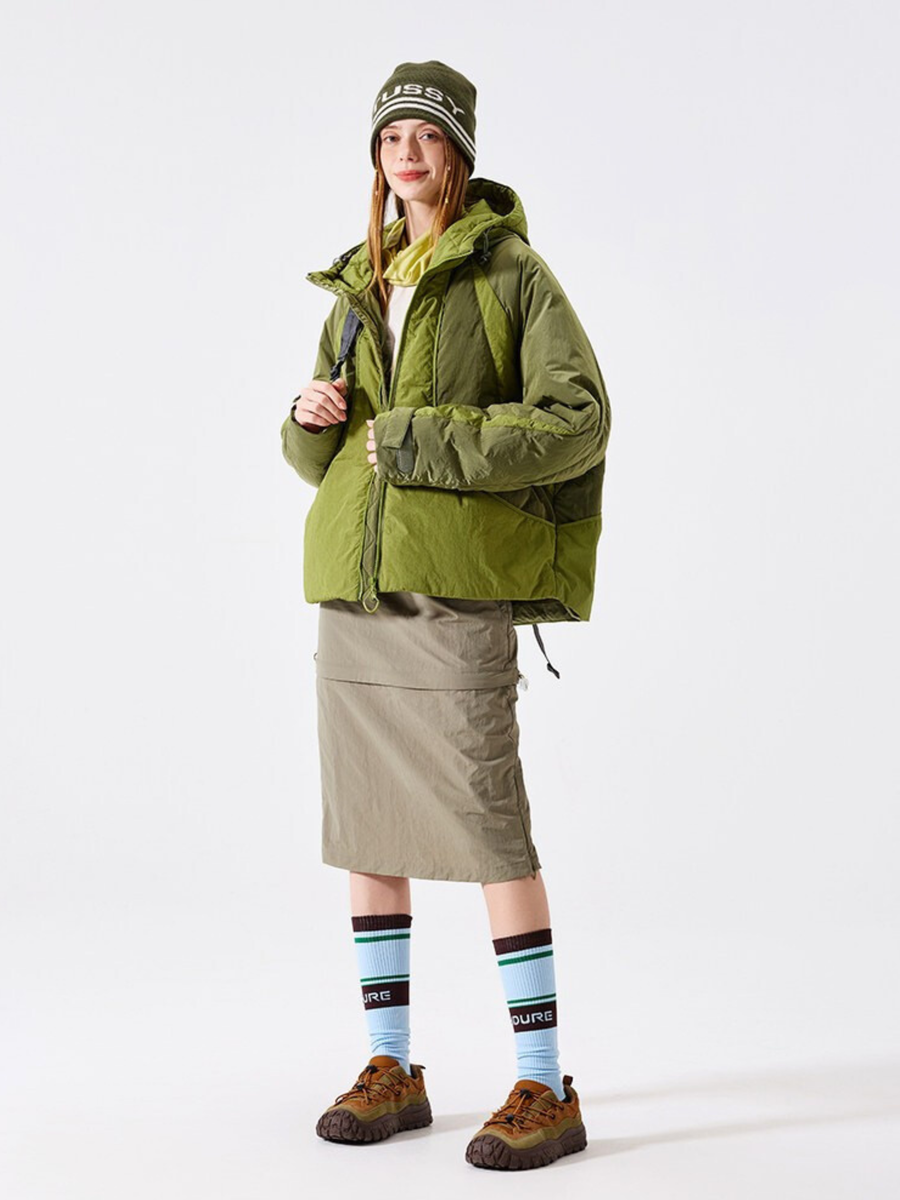 RavenPath - Women's Windproof & Water-Repellent 85% White Duck Down Jacket