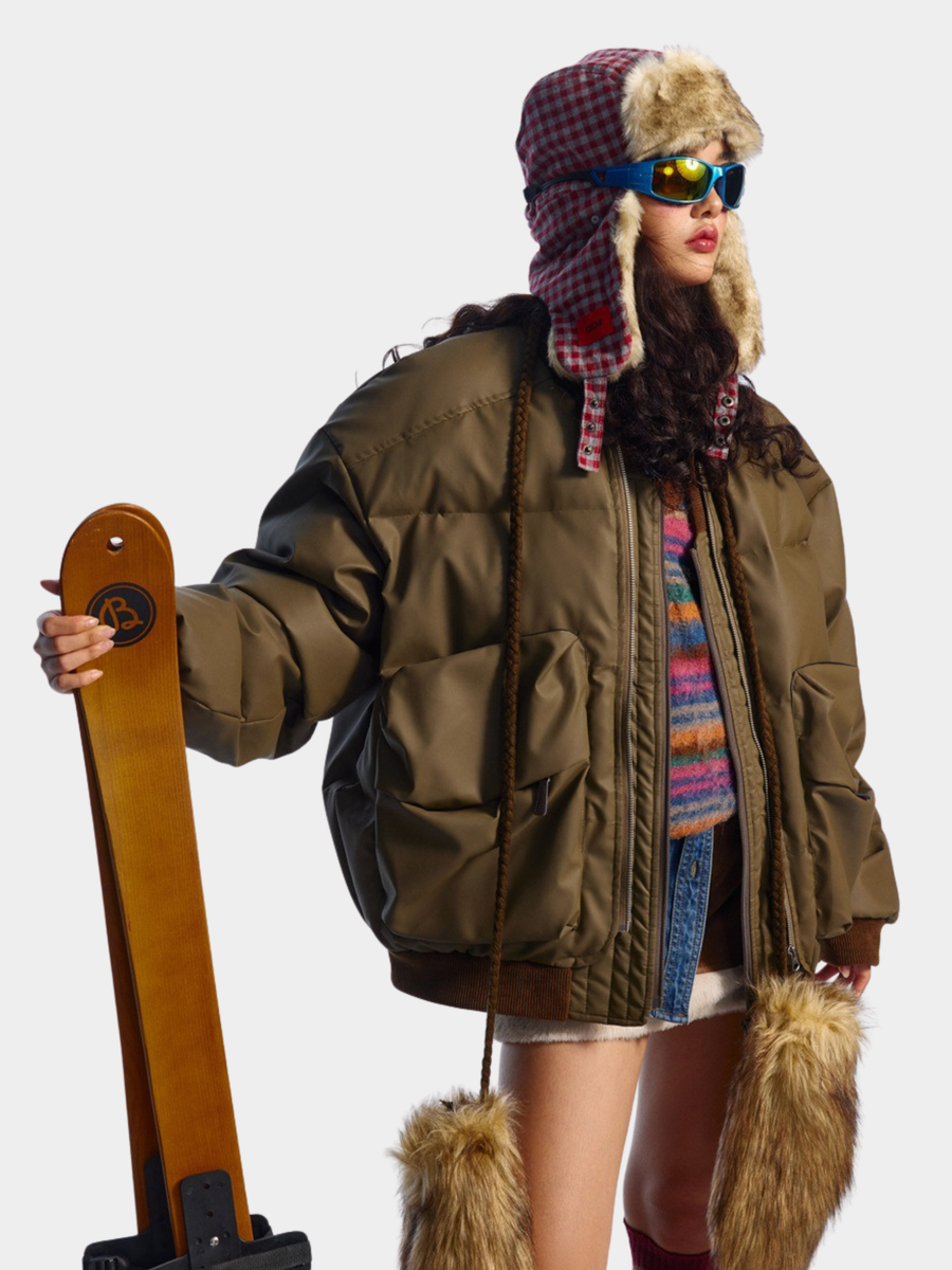 RavenGo - Women's Large Pockets Water-Repellent Insulated Jacket