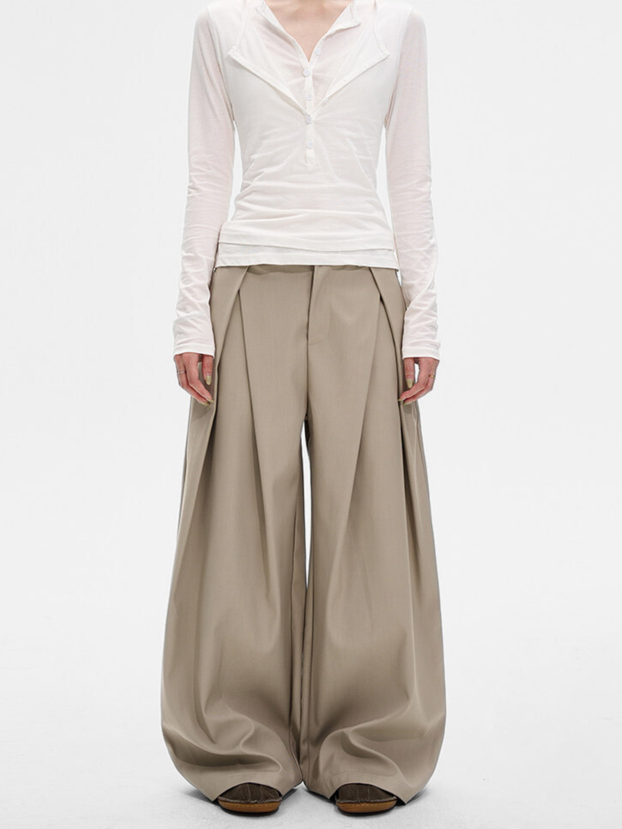 Thunderbreeze - Unisex Wrinkle-Resistant Double-Pleated Relaxed Fit Pants