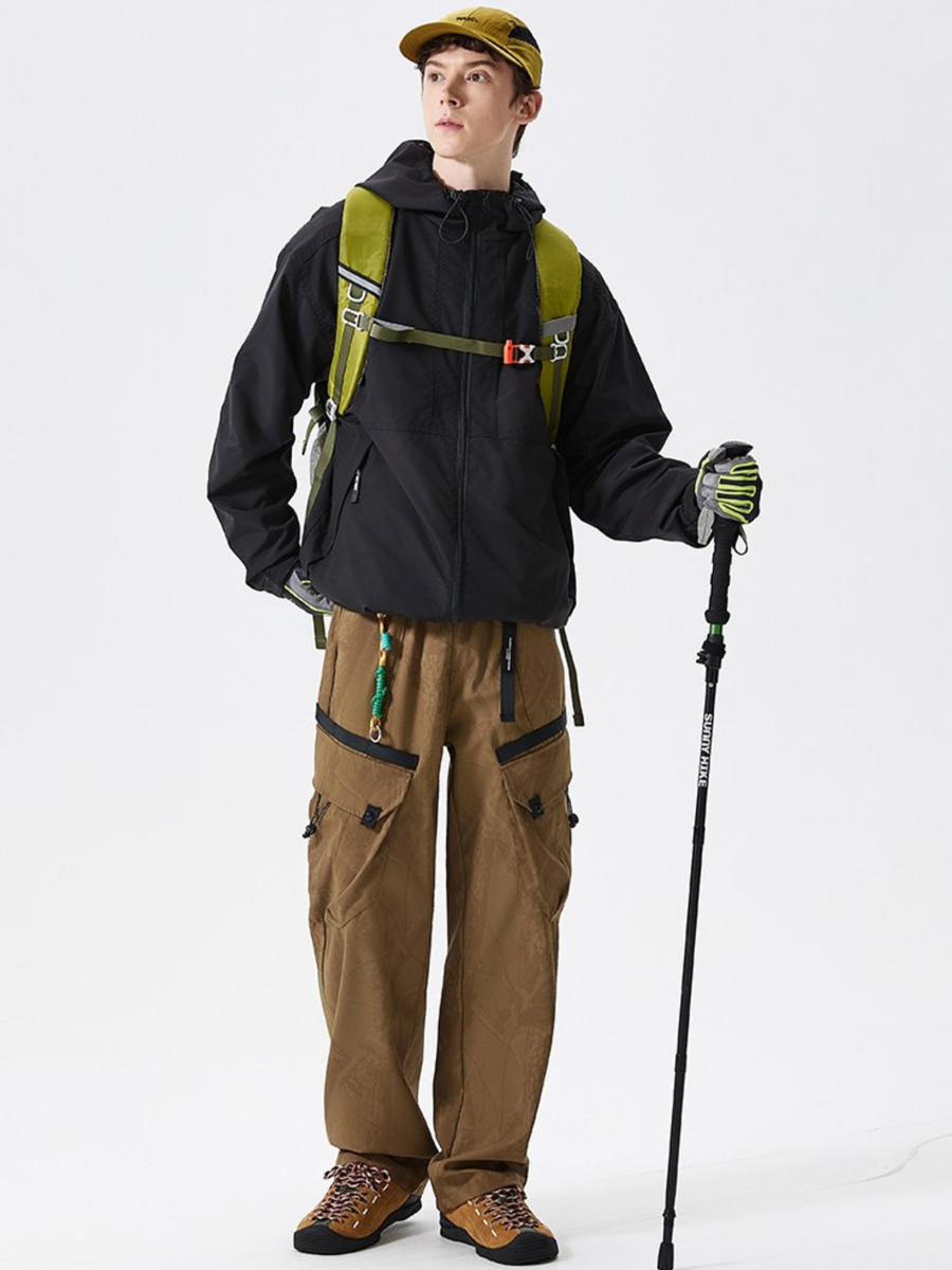 Frontier - Men's Water-Repellent Detachable Down-Liner Ski Hardshell Pants