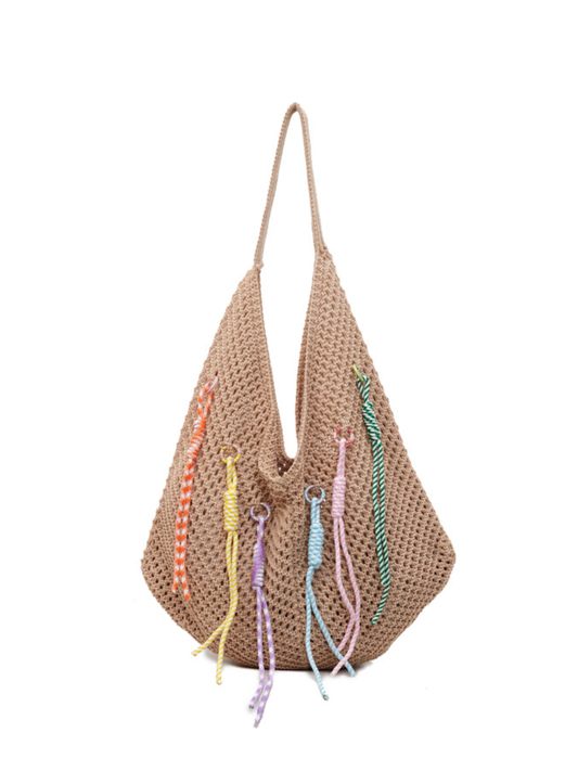Windrift - Large Capacity Hollow Knit Tote Bag