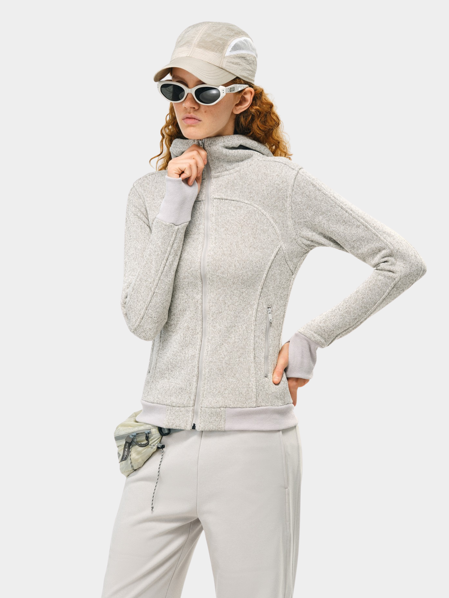 Ravenstorm - Women's Thermal Slim-Fit Hooded Short Jacket