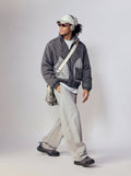 Explorer - Unisex Patchwork Pocket Stand Collar Insulated Jacket