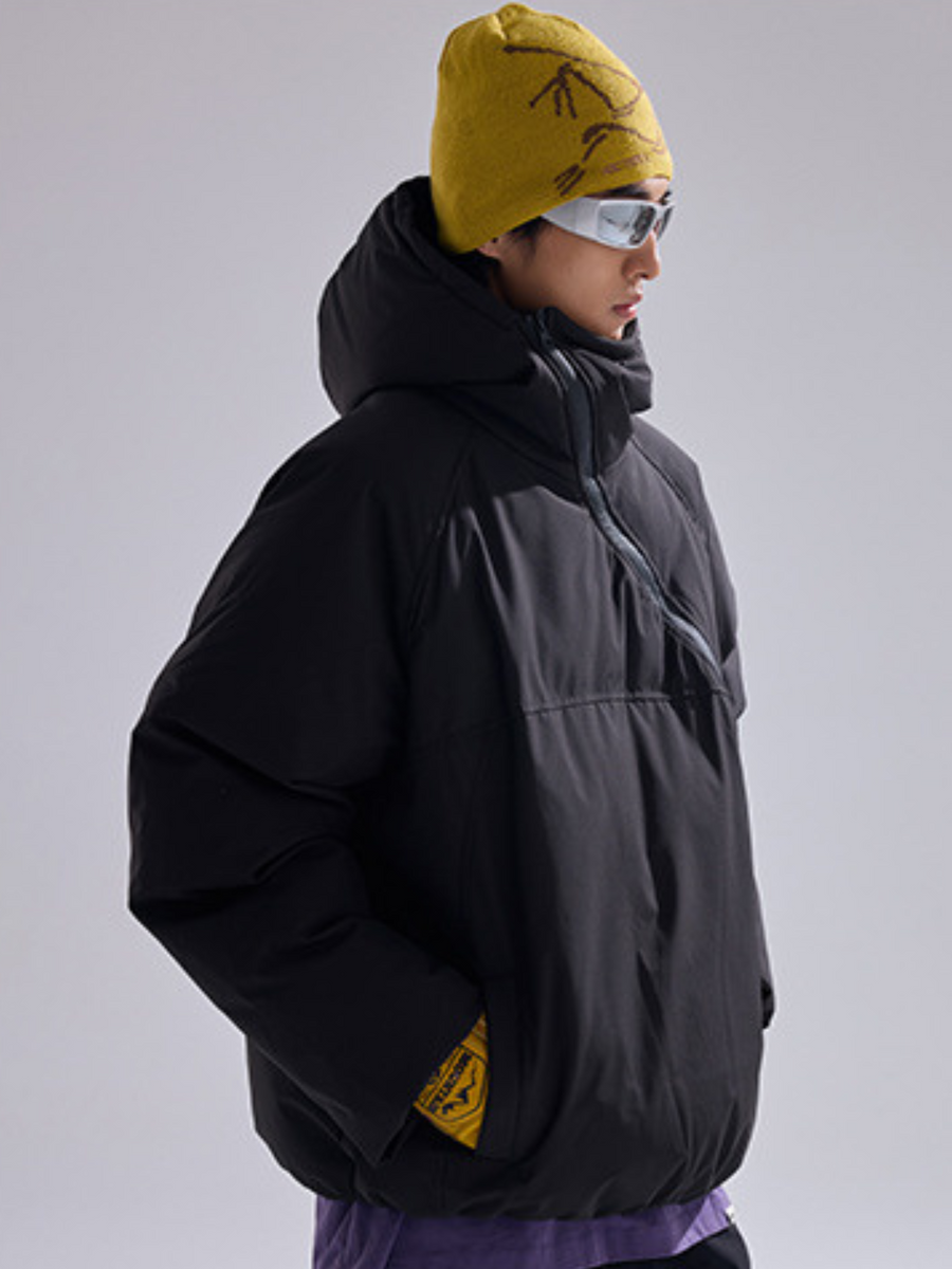 BluffGo - Unisex Asymmetric Zipper Water-repellent Insulated Jacket