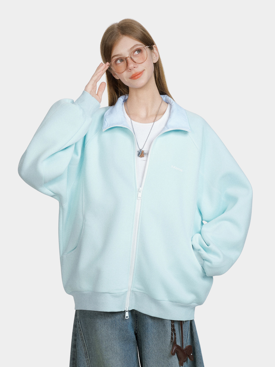Cragzone - Women's Cotton-Blend Zip-Up Stand-Collar Jacket