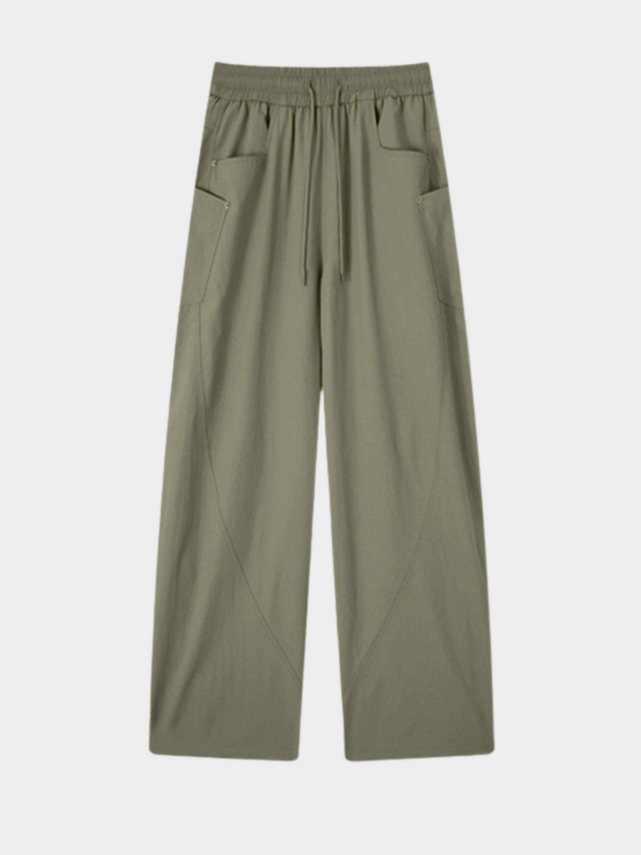 Rocky - Women's Multi-Pocket Loose Straight Scimitar Pants
