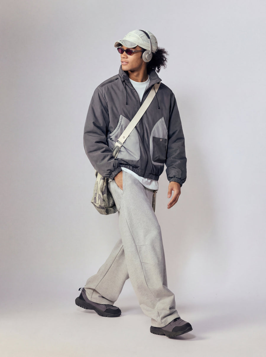 Explorer - Patchwork Pocket Stand Collar Insulated Jacket