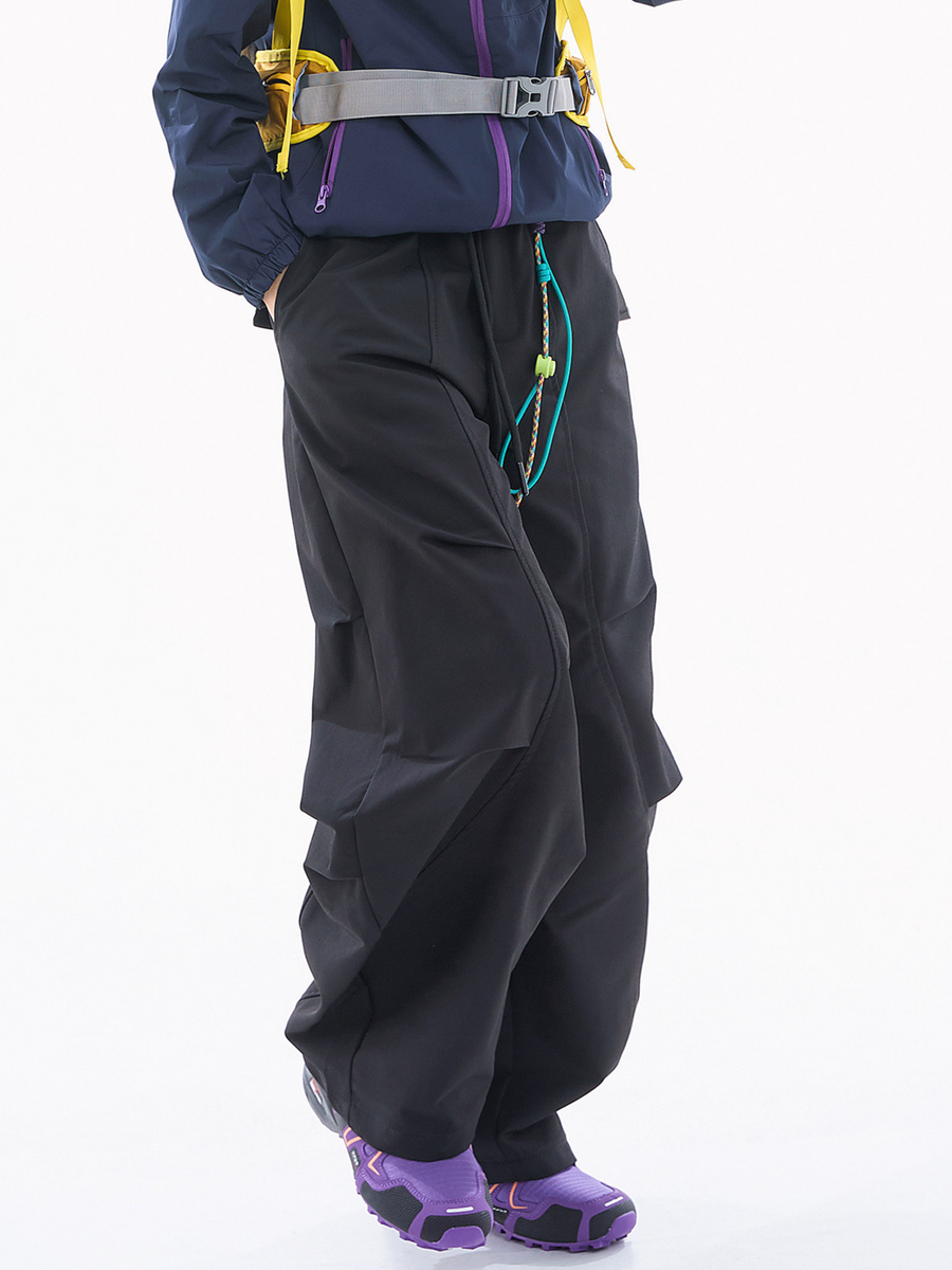 FoxPeak - Unisex Lightweight Utility Pleated Paratrooper Pants