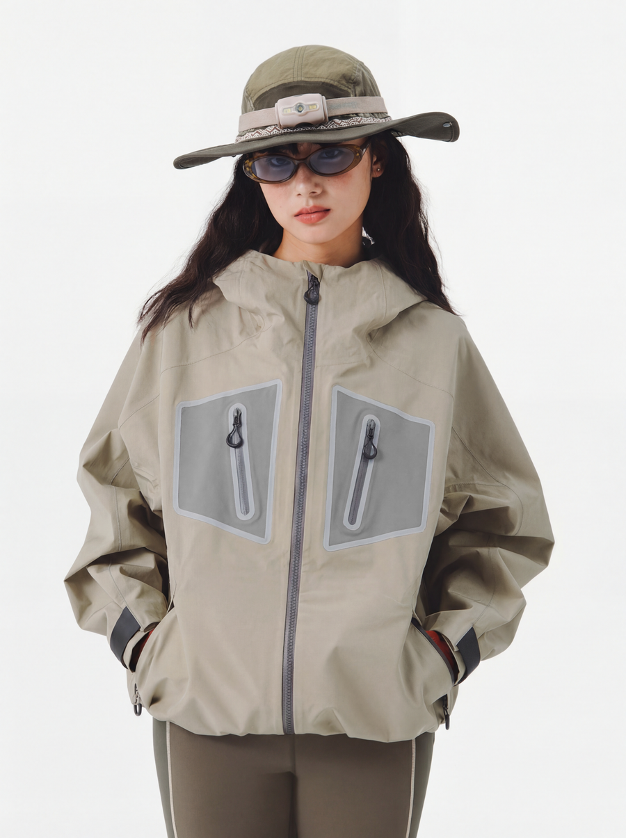 CougarCase - Unisex Waterproof Breathable Hard Shell Jacket