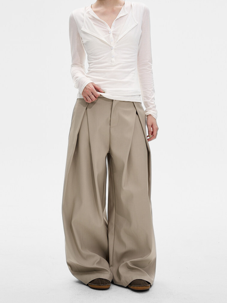 Thunderbreeze - Unisex Wrinkle-Resistant Double-Pleated Relaxed Fit Pants