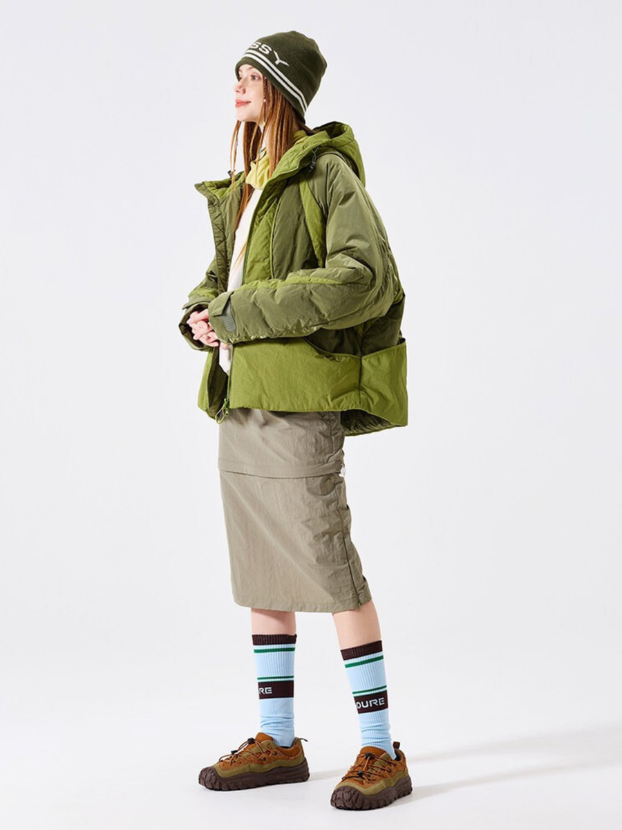 RavenPath - Women's Windproof & Water-Repellent 85% White Duck Down Jacket