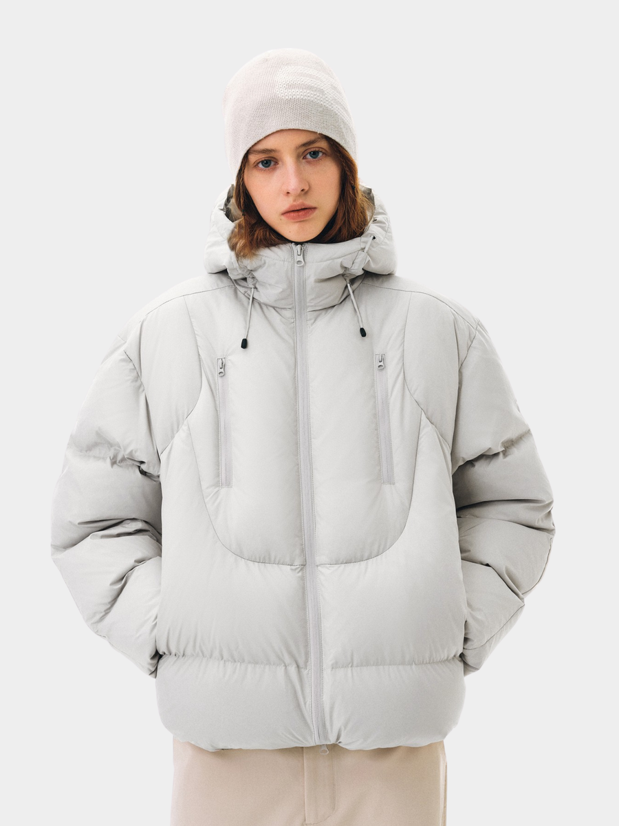 Emberfrost - Unisex 90% White Duck Down Dual-Zip Down Jacket