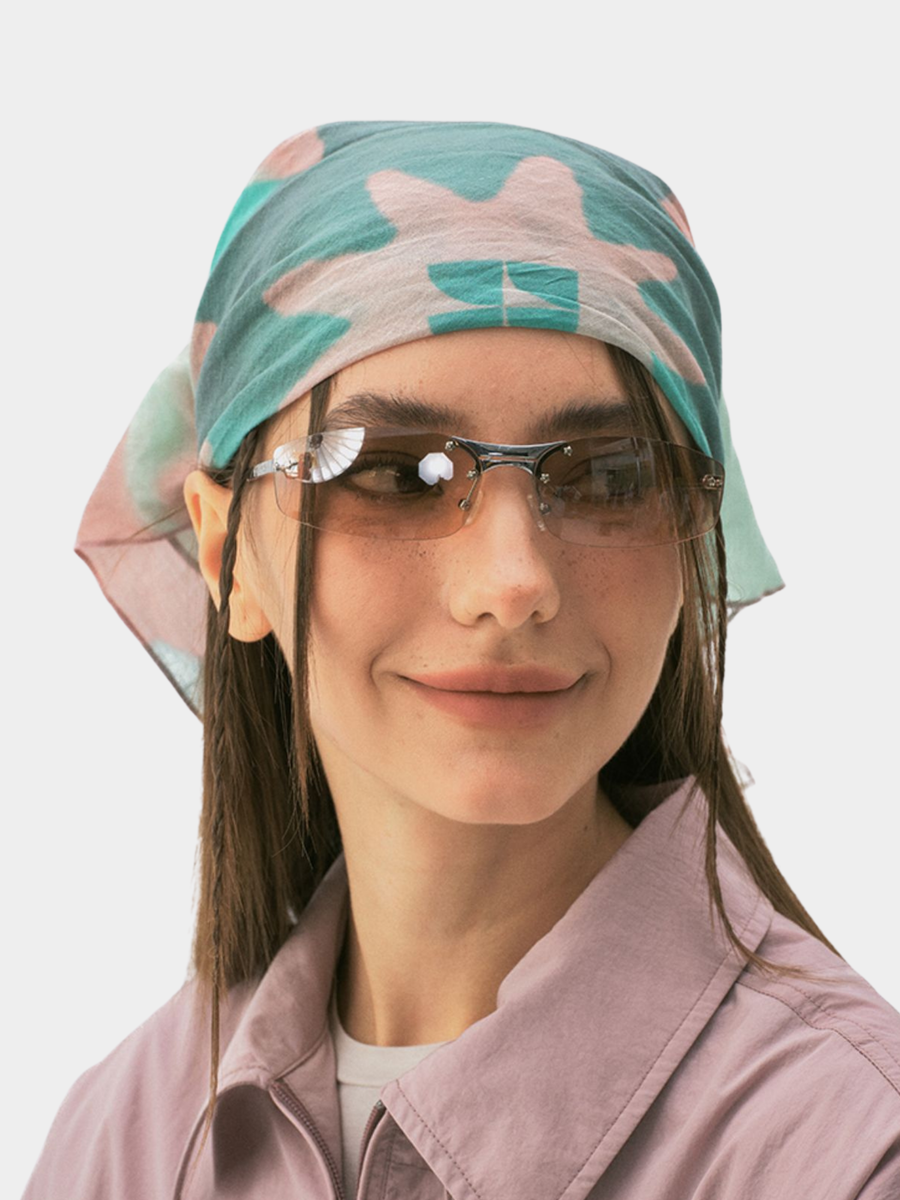 Ravencrest - Ramie-Cotton Abrasion-Resistant Patterned Headscarf