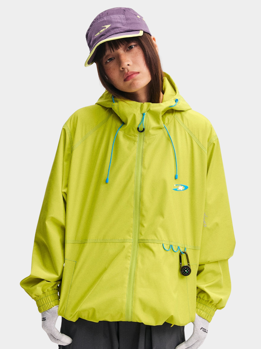 EchoDeck - Unisex Teflon Triple-Defense Colorblock Drawstring Jacket