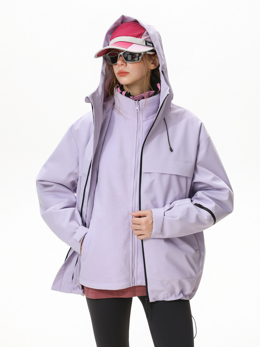 Cascade - Unisex Dopamine 3-in-1 Water-Repellent Hard Shell Jacket