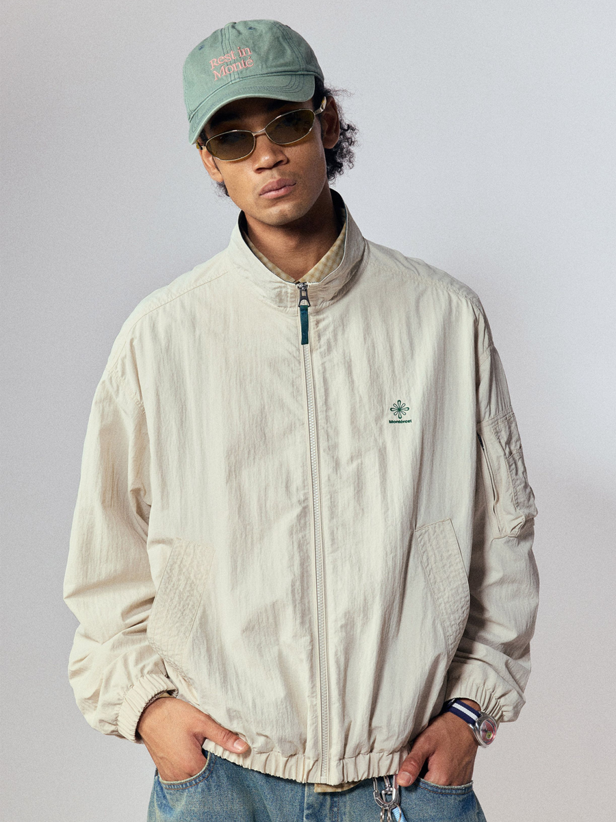 Stormstone - Water-Repellent Colorblock Stand-Collar Sports Jacket