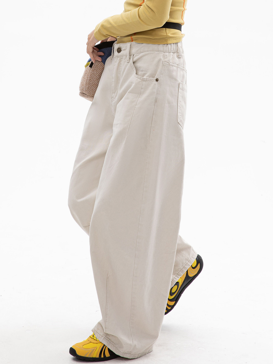 Valleyhike - Women's Relaxed Straight-Leg Cotton Pants