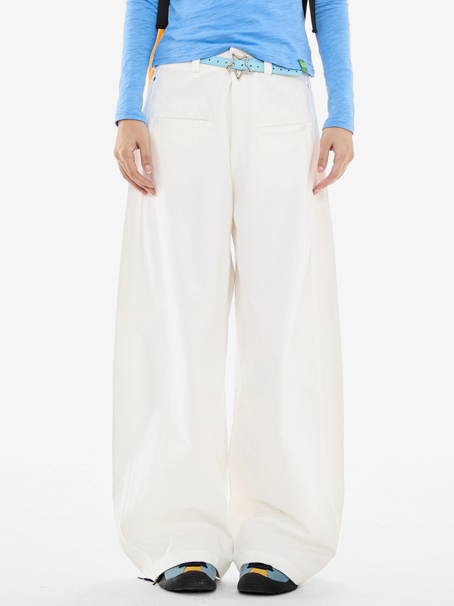 Longtrail - Women's Cotton Wide-Leg Straight Pants