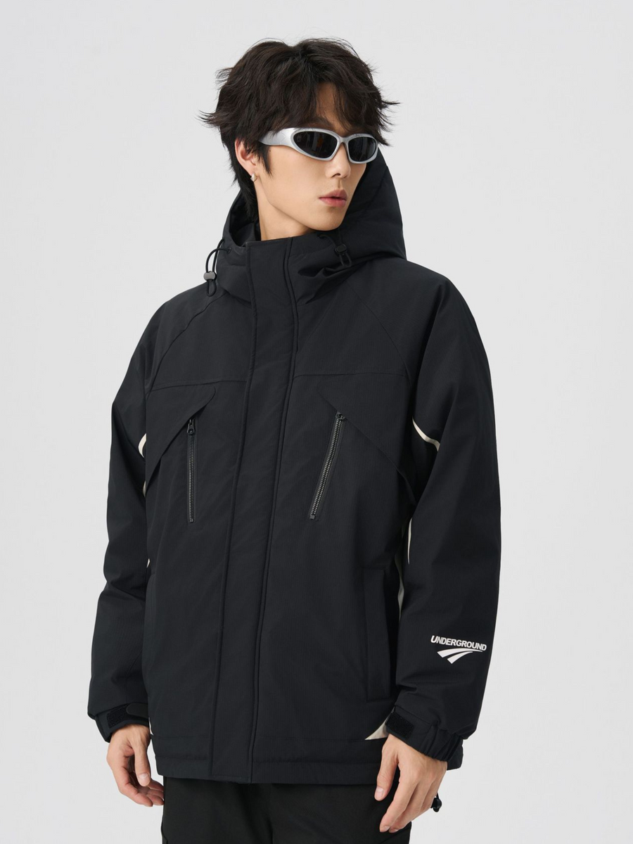 BluffPort - Unisex 90% White Duck Down Oversized Hooded Down Jacket
