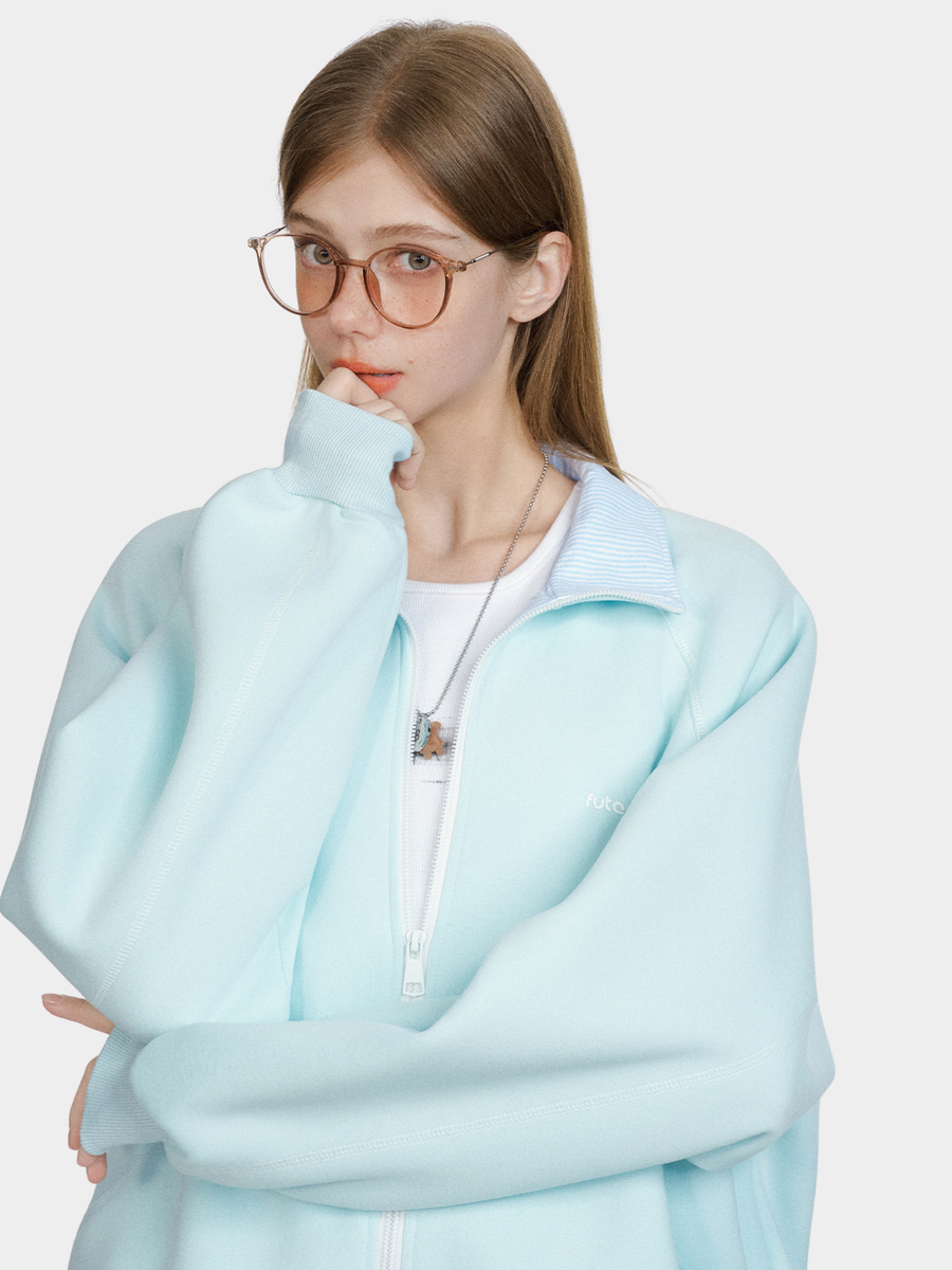 Cragzone - Women's Cotton-Blend Zip-Up Stand-Collar Jacket