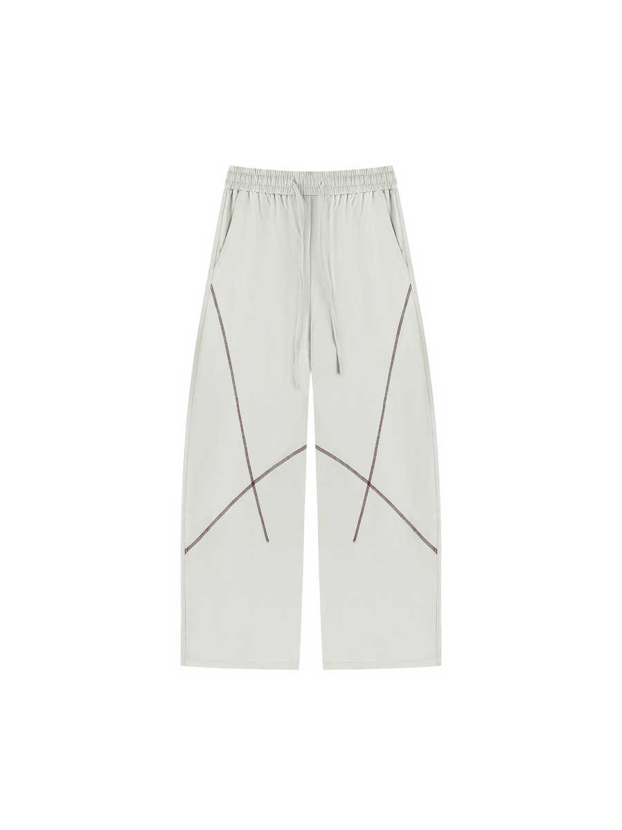 FrostDash - Unisex Loose Colorblock Hasso Stitch Pants