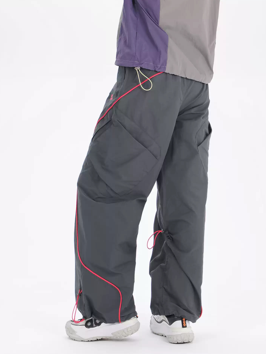 Moonshine - Women's Lightweight Elastic Waist Curved Panel Cargo Pants