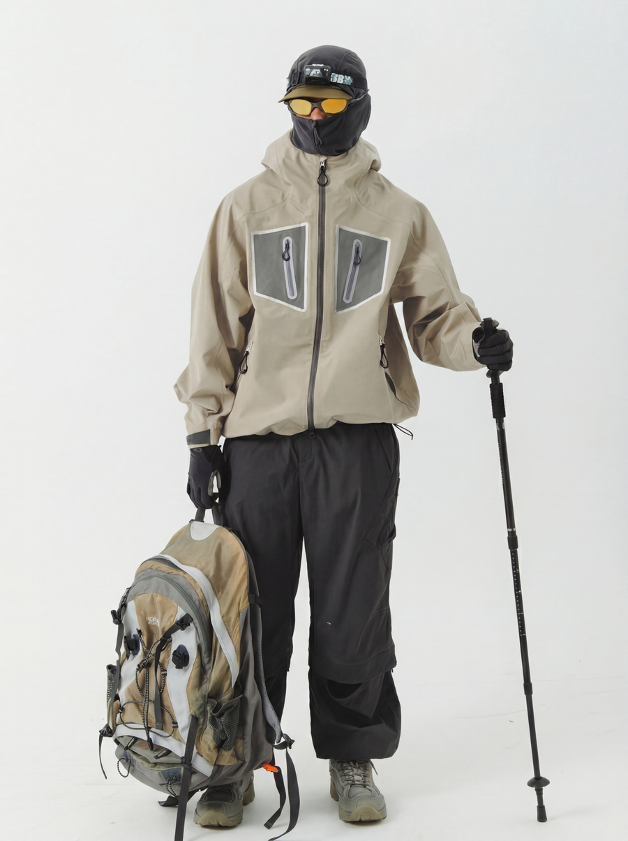 CougarCase - Unisex Waterproof Breathable Hard Shell Jacket