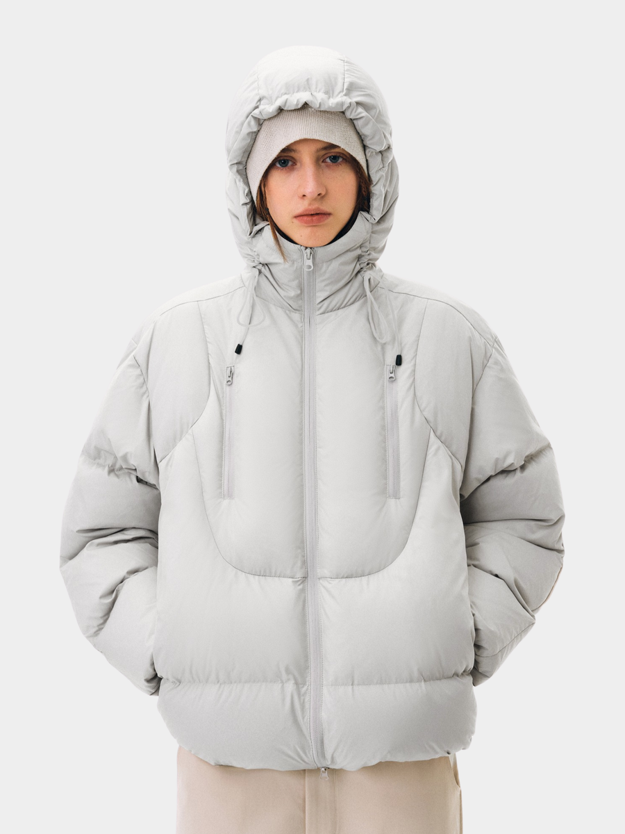 Emberfrost - Unisex 90% White Duck Down Dual-Zip Down Jacket