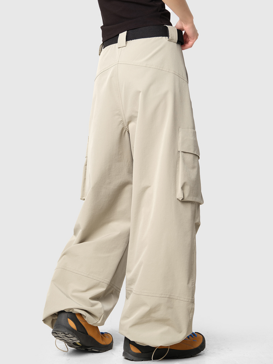 FrostTrail - Women's Large Pocket Utility Paratrooper Cargo Pants